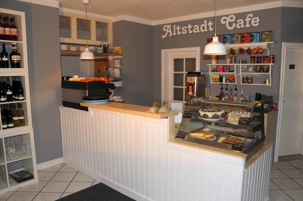 Altstadt Cafe Havelberg Bagian luar foto