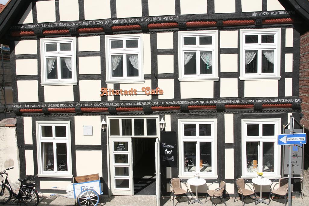 Altstadt Cafe Havelberg Bagian luar foto